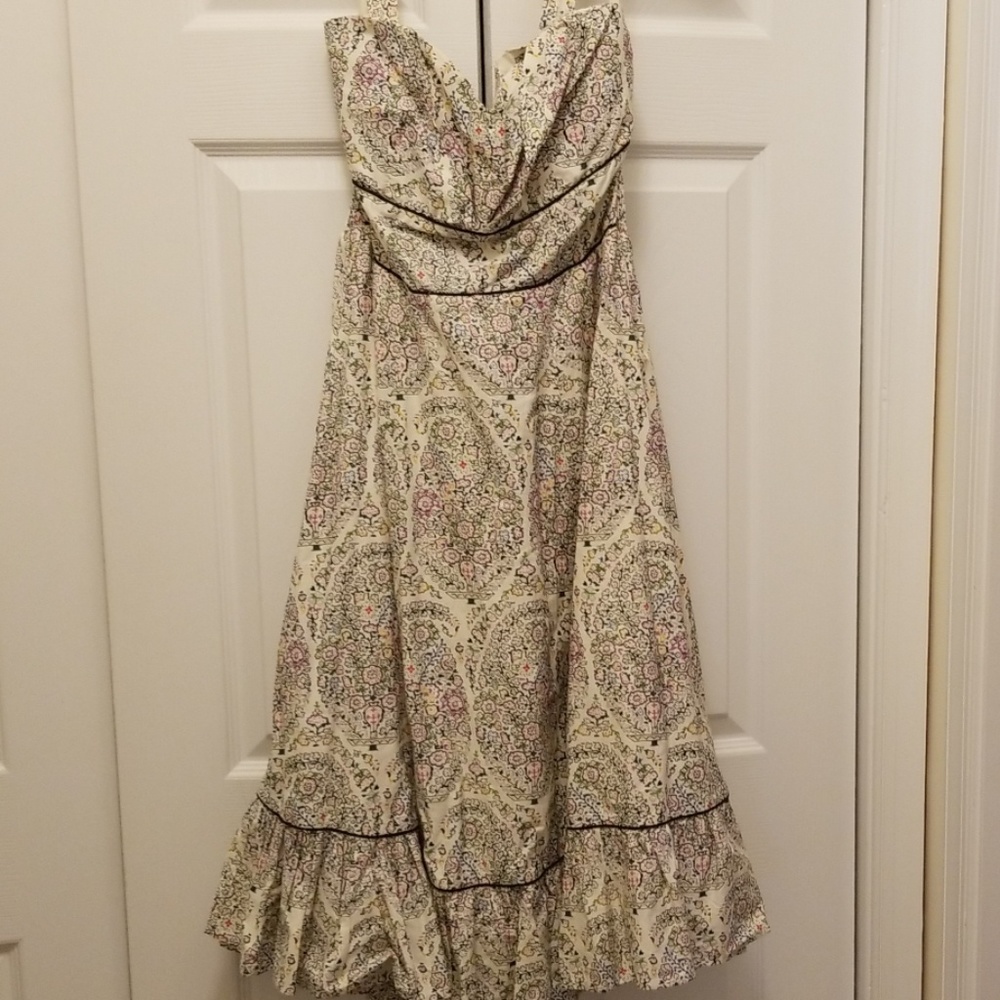 Anthropologie halter/strapless dress